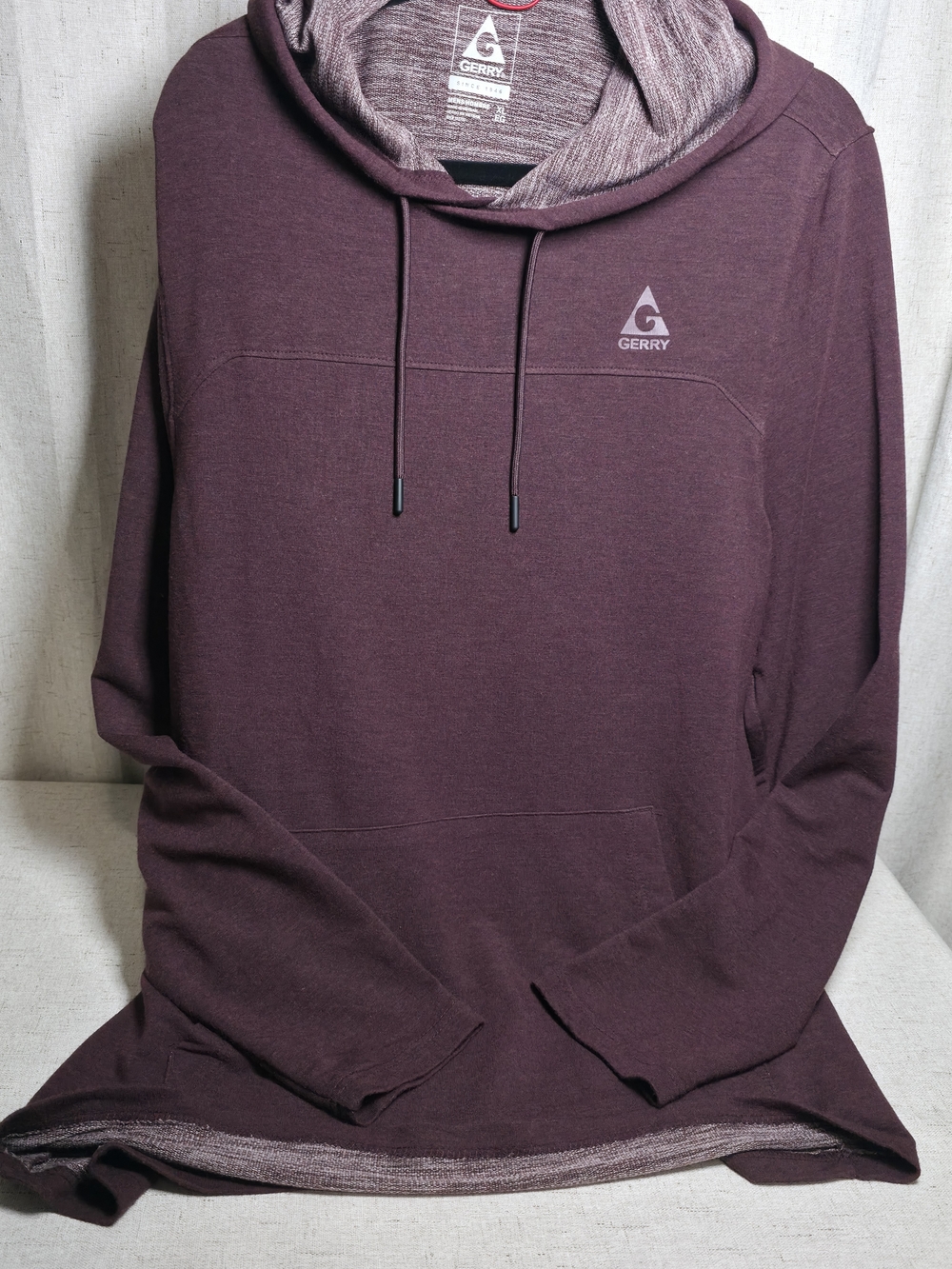 Gerry Weber Men's Hooded Pullover - Plum Wine